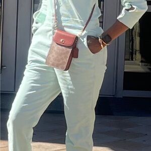 Lee Union-Alls Mint Green Corduroy Jacket